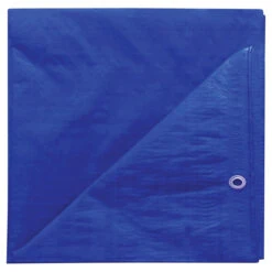 Bâche, Project Source, Polyéthylène, 30 Pi X 50 Pi, Bleu