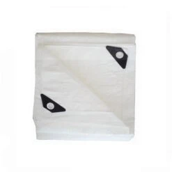 Bâche, Project Source, Polyéthylène, 15 Pi X 20 Pi, Blanc