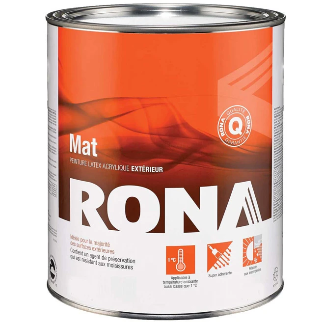 Peinture Extérieure, Latex Acrylique, 927 Ml, Blanc, Mat 3 Peinture Extérieure, Latex Acrylique, 927 Ml, Blanc, Mat