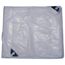 Bâche, 40' X 60', Polyéthylène, Clair