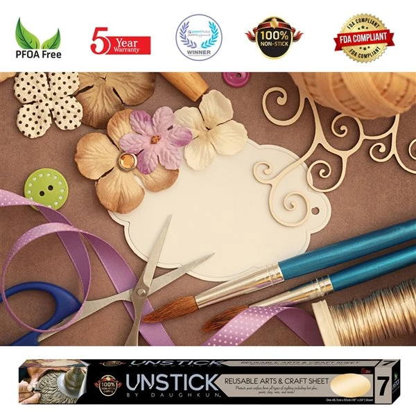 Feuille Réutilisable UNSTICK Daughkun Pour Les Arts Et Artisanats, 18 Po X 24 Po 4 Feuille Réutilisable UNSTICK Daughkun Pour Les Arts Et Artisanats, 18 Po X 24 Po – Image 2