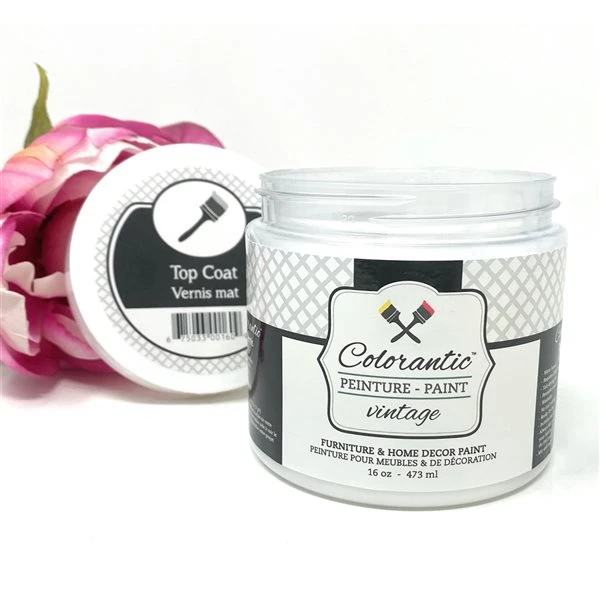 Vernis Transparent Et Mat Colorantic à Base D'eau, 16 Oz 3 Vernis Transparent Et Mat Colorantic à Base D'eau, 16 Oz