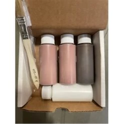 Ensemble De Peinture Au Latex Par Hourwall, Style De Brique Classique, Antique, 4 X Tubes De 2 oz