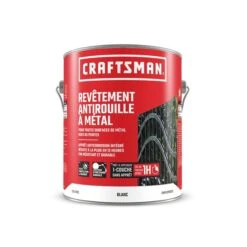 Revêtement Antirouille Blanc Semi-brillant Pour Métal Craftsman De 3,78 L