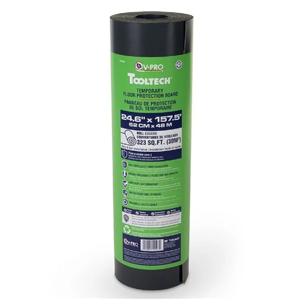 Toile De Protection V-PRO Par Tooltech En Plastique De 2 Pi X 157 Pi, 5 Oz 3 Toile De Protection V-PRO Par Tooltech En Plastique De 2 Pi X 157 Pi, 5 Oz