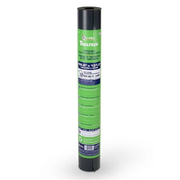 Toile De Protection V-PRO Par Tooltech En Plastique De 4 Pi X 131 Pi, 5 Oz 3 Toile De Protection V-PRO Par Tooltech En Plastique De 4 Pi X 131 Pi, 5 Oz