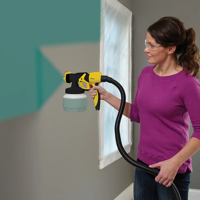 Pulvérisateur De Peinture Stationnaire PaintReady De Wagner, Motif De Jet Réglable Et Multidirectionnel, Pompe à Turbine 4 Pulvérisateur De Peinture Stationnaire PaintReady De Wagner, Motif De Jet Réglable Et Multidirectionnel, Pompe à Turbine – Image 2