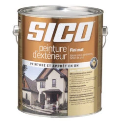 Peinture Et Apprêt D'extérieur Sico, Mat, Base Jaune, Opaque, 3,5 L