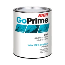 Apprêt-scellant Et Sous-couche SICO GoPrime, Latex 100% Acrylique, 946 Ml, Blanc
