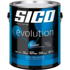 Peinture Et Apprêt D'intérieur SICO Evolution, Fini Velouté, 3,78 L, Base 3