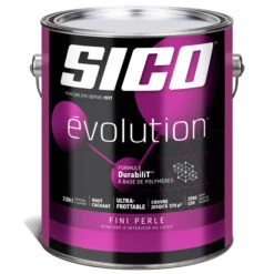 Peinture Et Apprêt D'intérieur SICO Evolution, Fini Perle, 3,78 L, Base 4