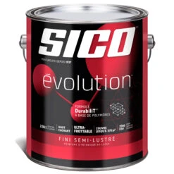 Peinture Et Apprêt D'intérieur SICO Evolution, Fini Semi-lustré, 3,78 L, Base 5