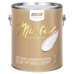 Peinture Et Apprêt D'intérieur SICO Muse Au Latex, Mat Atténué, 3,78 L, Base 5