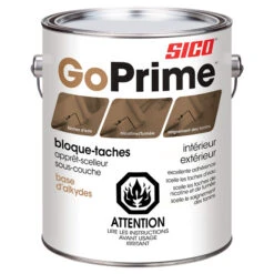 Apprêt-scelleur GoPrime De SICO, Intérieur/extérieur, Fini Mat, 3,78 L, Blanc