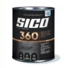Peinture Intérieur/extérieur à émail Sico 360, Base Blanche à Teinter, Satin (contenu Net Réel: 32 Oz)