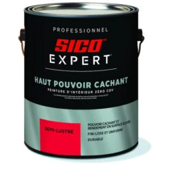 Peinture Teintable Sico Expert, Blanc, Semi-lustré (3,78 L)