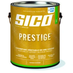 Peinture Et Apprêt Bloque-taches Prestige De Sico Base Moyenne Au Fini Mat, 3,78 L