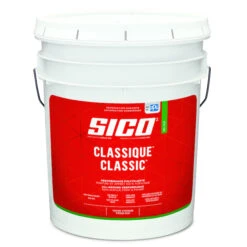 Peinture-apprêt Sico Classique Au Fini Blanc Mat, 100% Acrylique, 18,9 L