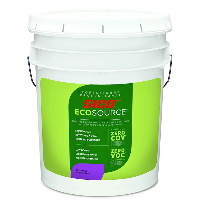 Peinture Intérieur Sico Ecosource Acrylique Blanc Perle 18,9 L 3 Peinture Intérieur Sico Ecosource Acrylique Blanc Perle 18,9 L