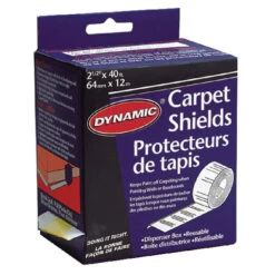 Rouleau De Protecteur De Tapis Dynamic, Réutilisable, Pour Plinthes Et Moquette, 2 1/2 Po X 40 Pi
