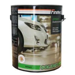 Couche De Protection époxy Et Béton Solidex De Finitec, à Base D'eau, Satiné, 3,78 L