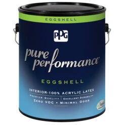 Peinture Au Latex Et Apprêt D'intérieur Tout-en-un Pure Performance De PPG, Coquille D'oeuf, Base Pastel, 946 Ml