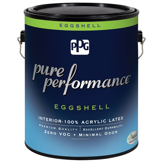 Peinture Au Latex Et Apprêt D'intérieur Tout-en-un Pure Performance De PPG, Coquille D'oeuf, Base Pastel, 946 Ml 3 Peinture Au Latex Et Apprêt D'intérieur Tout-en-un Pure Performance De PPG, Coquille D'oeuf, Base Pastel, 946 Ml