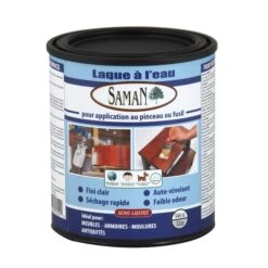 Laque à L'eau Saman Fini Clair Semi-lustré 946 Ml
