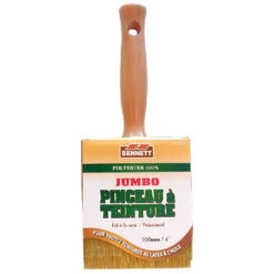 Pinceau Géant Pour Teinture Bennett, Polyester, Manche En Plastique Droit, 4 Po L.