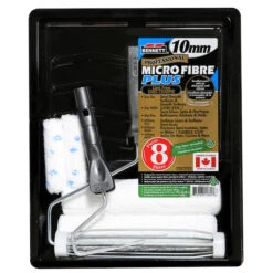 Ensemble Pour Peinture Bennett Professional Microfibre Plus, 4 Manchons, 2 Manches, Plateau, Doublure