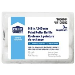 Manchons De Rouleau à Peinturer Project Source, 10 Mm, Polyester, Paquet De 3