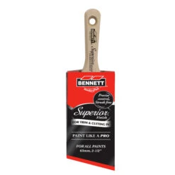 Pinceau Pour Peinture Superior Finish Bennett Poignée Courte Polyester 2,5 Po