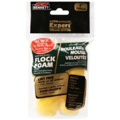 Ensemble De Rouleaux En Mousse Flockés Bennett 4 Po Paquet De 2
